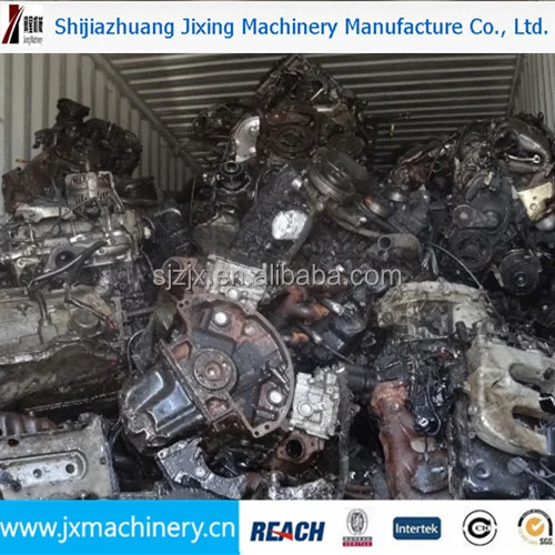 Used Car engine scrap in lar stock in China
