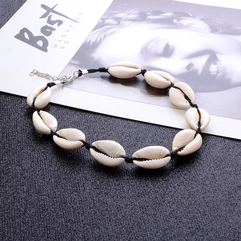 Bohemian Shell Necklace Perfect for Beach Anniversaries