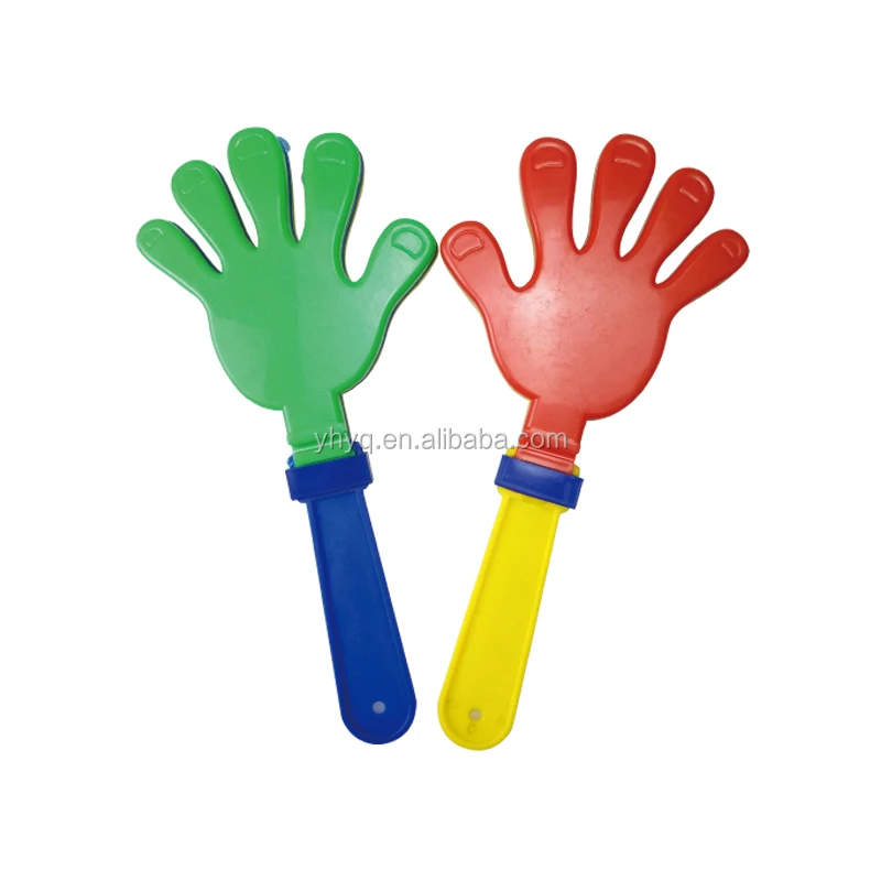 plastic football fans hand clappers OEM colorful
