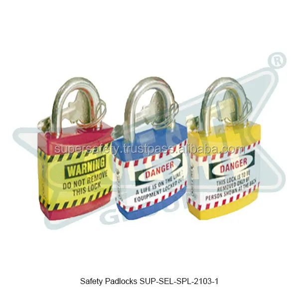 2023 Safety Padlock Nylon Masterlock Safety Padlock Long Shackle Loto