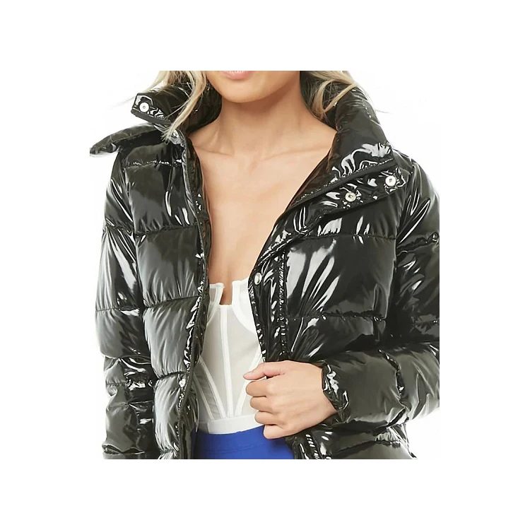 Alibaba.com: LZX LZX89077 Shiny Down Puffer Jacket, Hooded