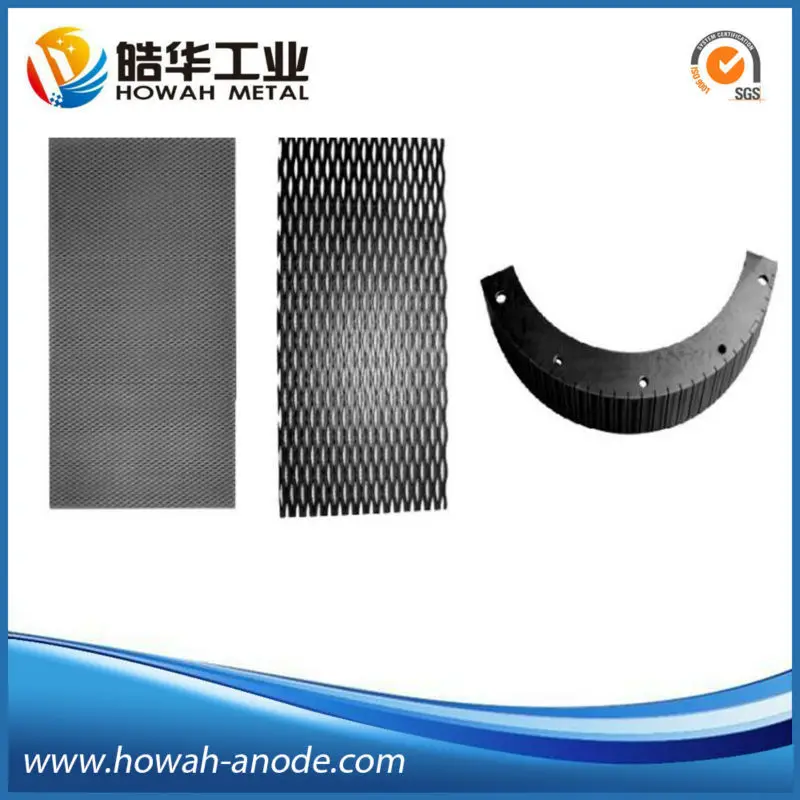 Mixed Metal Oxide Anodes MMO Coated Titanium Anode Plate