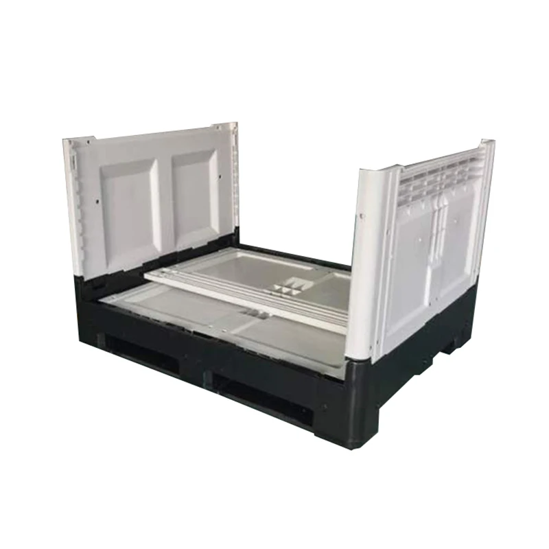 1162x1162x790mm foldable plastic pallet box for fruit storage and vegetable storage