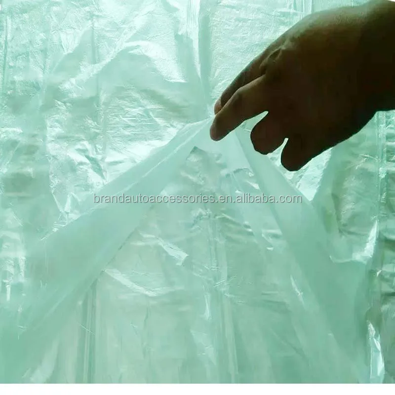 LDPE White Color Disposable Car Seat Cover for Front Seat Plastic Car Seat Covers