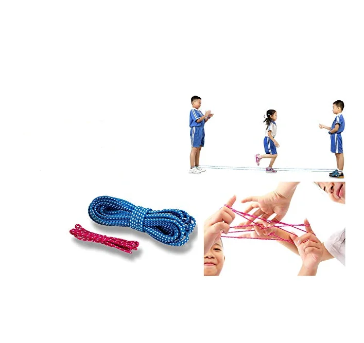 Высокоэластичная цветная китайская Скакалка для фитнеса детей