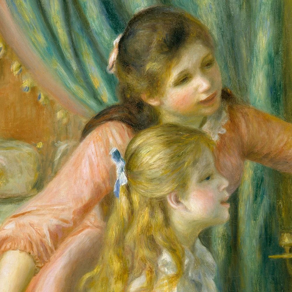 Reproduction of Auguste Renoir's 'two Young Girls at the Piano'