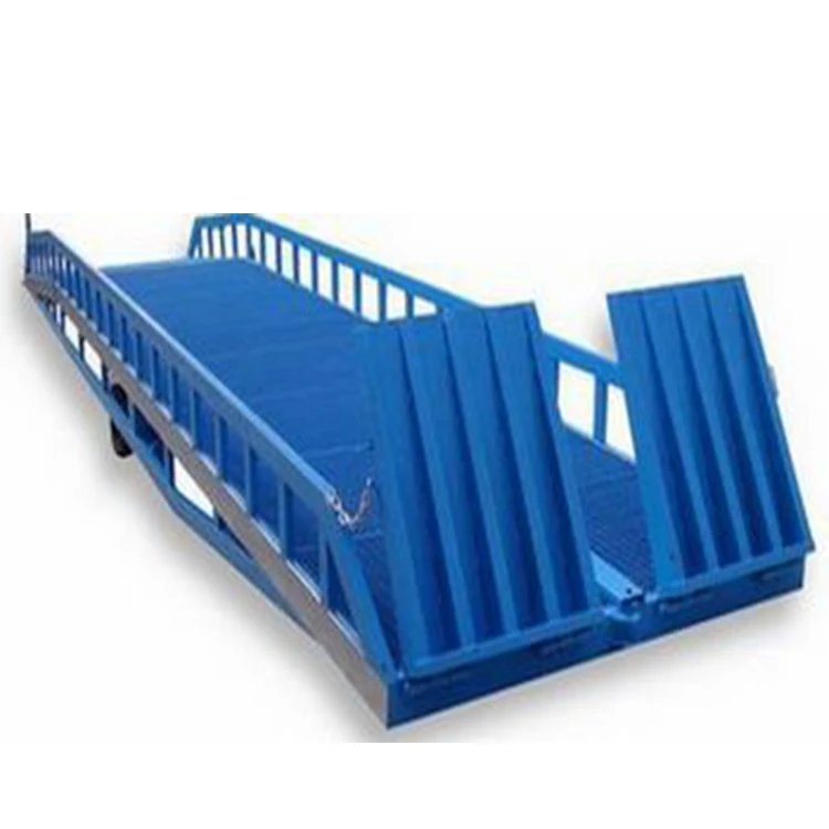 6 8 10 15 Ton Adjustable Supporting Legs Forklift Yard Ramp Container Ramp for Forklift