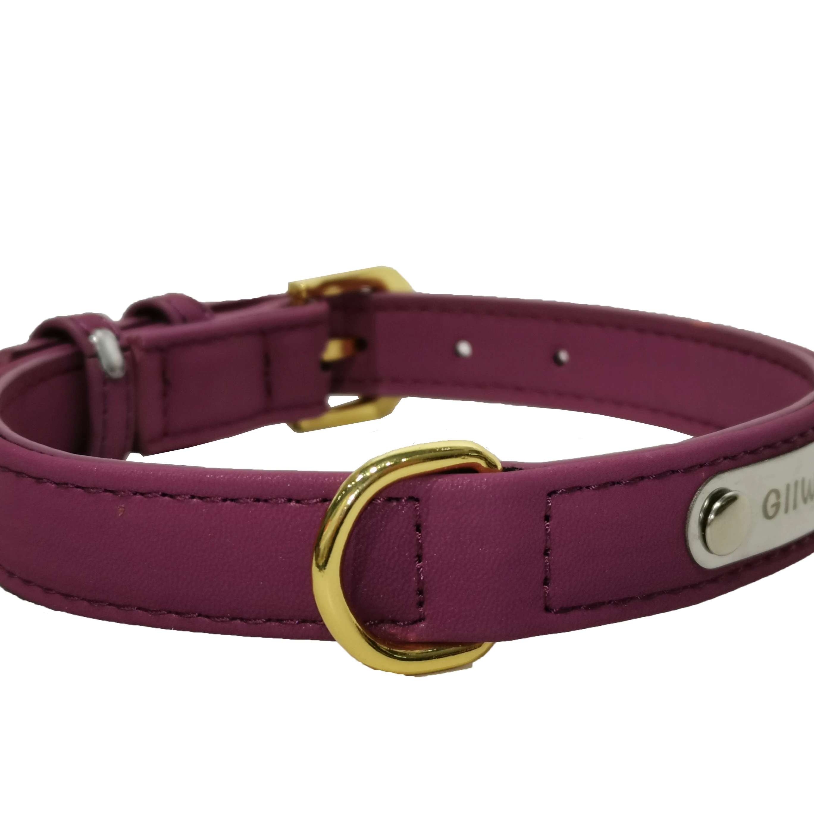 personalized leather dog collars amazon