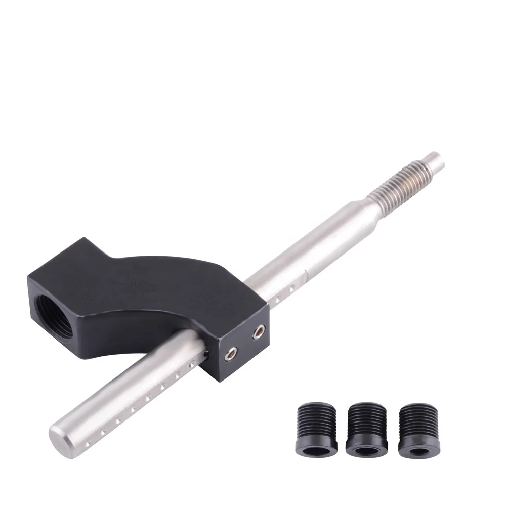 Adjustable Aluminium Shift Lever Extender Short Shifter Extension Adapter with Shift Knob for Civic Model