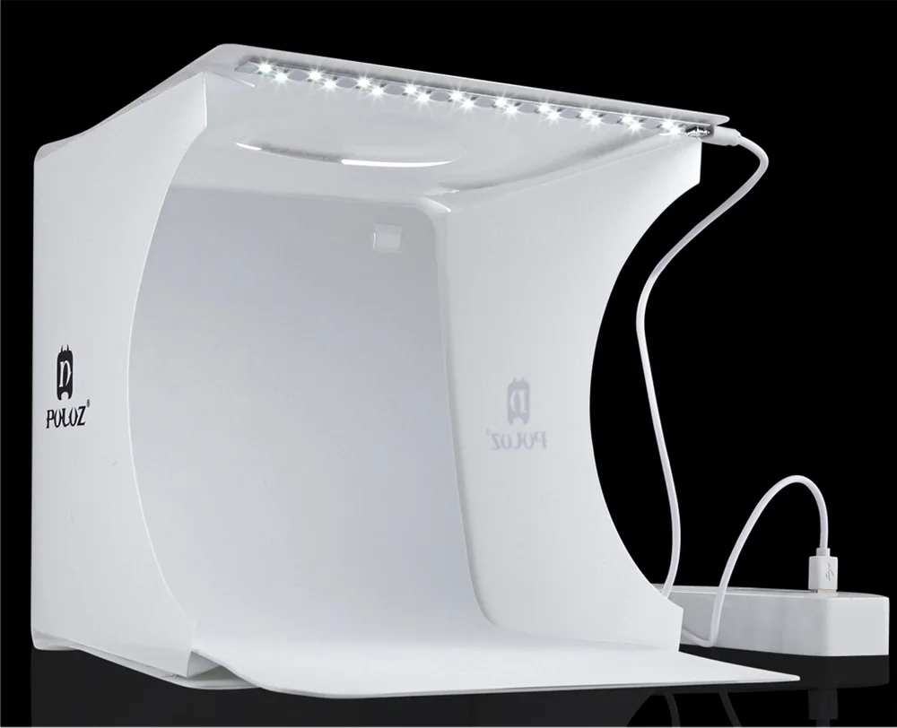 Портативный складной Лайтбокс для фотостудии софтбокс со светодиодной подсветкой iPhone Samsang HTC DSLR-камера