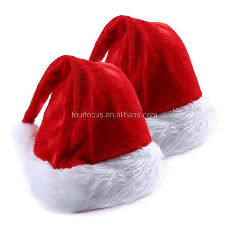 fuzzy christmas hat