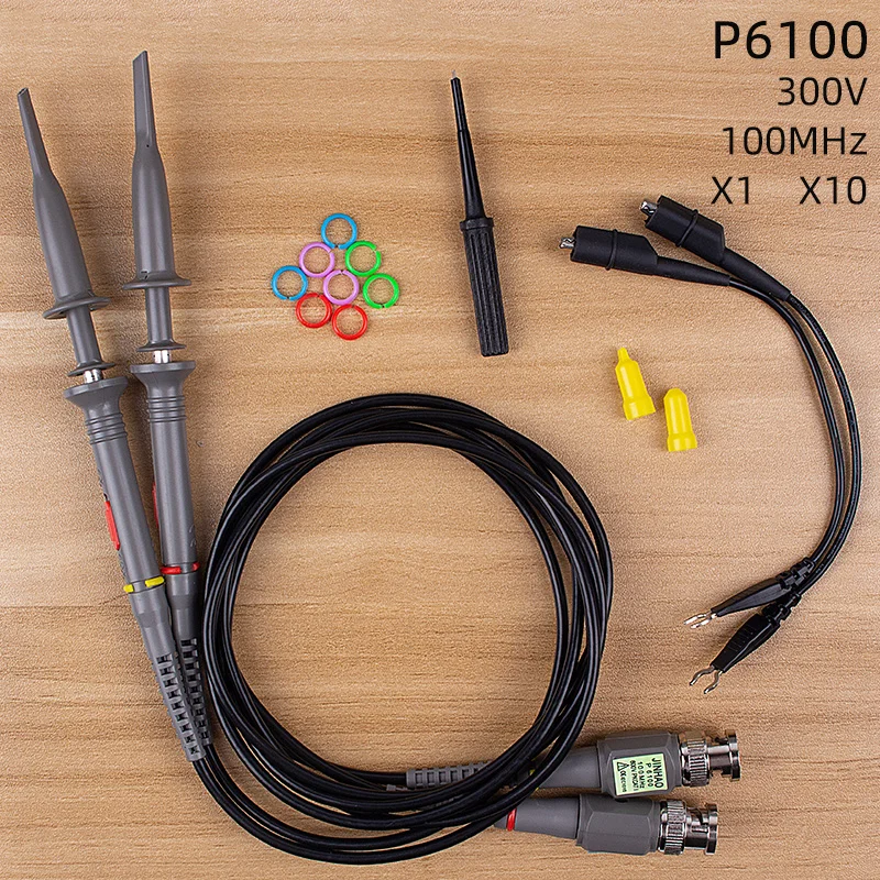 Oszilloskop Sonde Hochspannung ANKROYU P4100 Hochspannungssonde 100X – 2 KV, 100 MHz, BNC, Für Digital-Oszilloskope (Minigrabber-Set Oszilloskop Sonde Hochspannung ANKROYU P4100 Hochspannungssonde 100X – 2 KV, 100 MHz, BNC, Für Digital-Oszilloskope (Minigrabber-Set