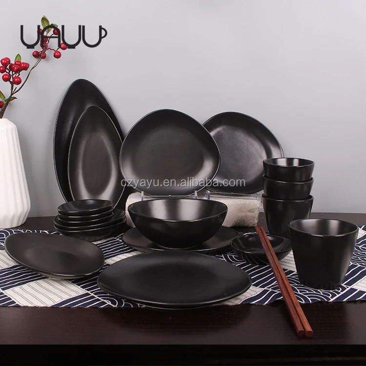 Matte black life  Black dinnerware, Dinnerware, Black dinner