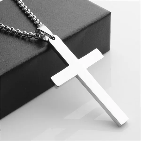 yiwu aceon stainless steel high polished fancy plain cross