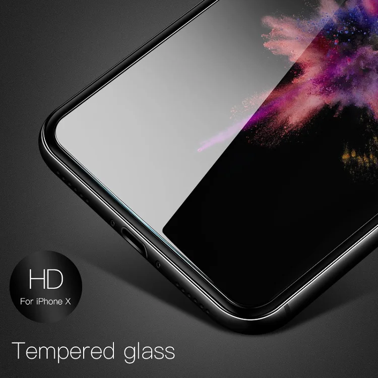 Ультратонкое защитное стекло 9H 2.5d для iPhone X, Защита экрана для iPhone X, закаленное стекло для телефона 13, 11, 7, 8 plus, 12 pro max, оптовая продажа, 2021