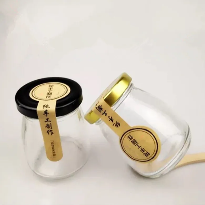 150ml 100ml 200ML Glass Pudding Jars Glass Yogurt Jars