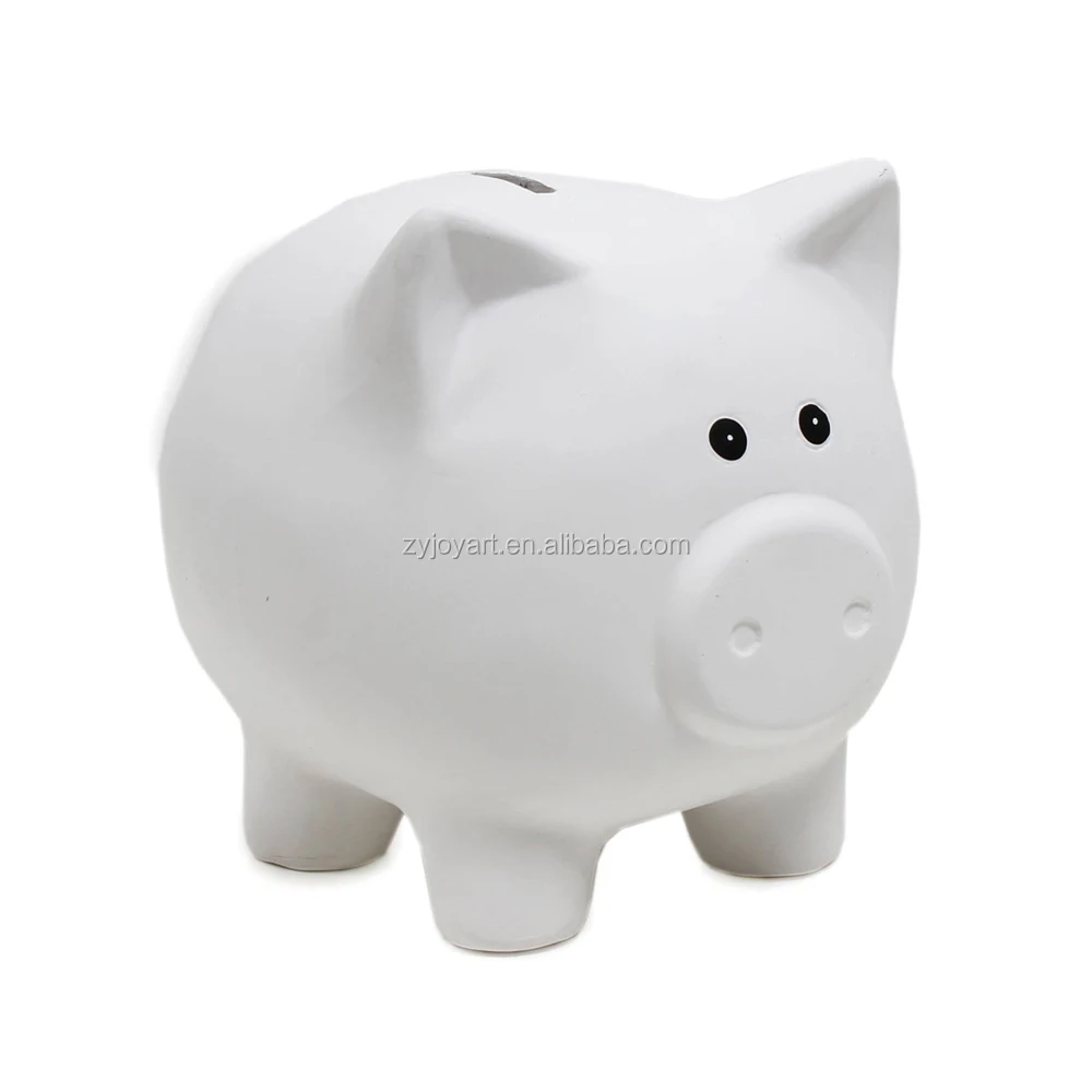 DIY Ceramic Piggy Banks - 12 Pc.