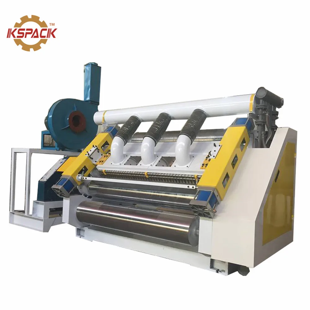 High Speed Single Facer Paper Board Single Face Corrugated Machine