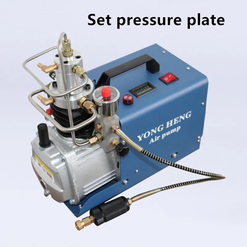 110V-130V Set Pressure 300bar 4500psi Air Pump High Pressure Air Compressor PCP 