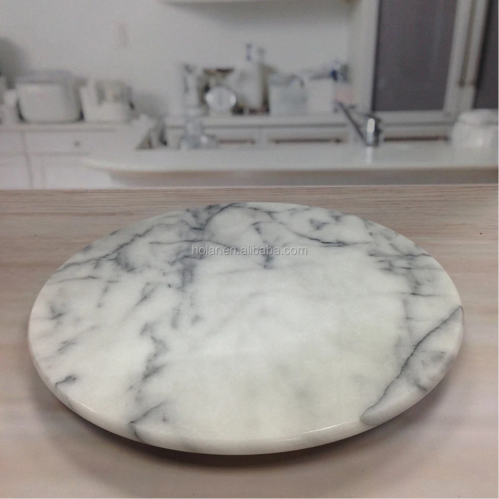 
 [Holar] Тайваньская круглая мраморная тарелка 12 дюймов  