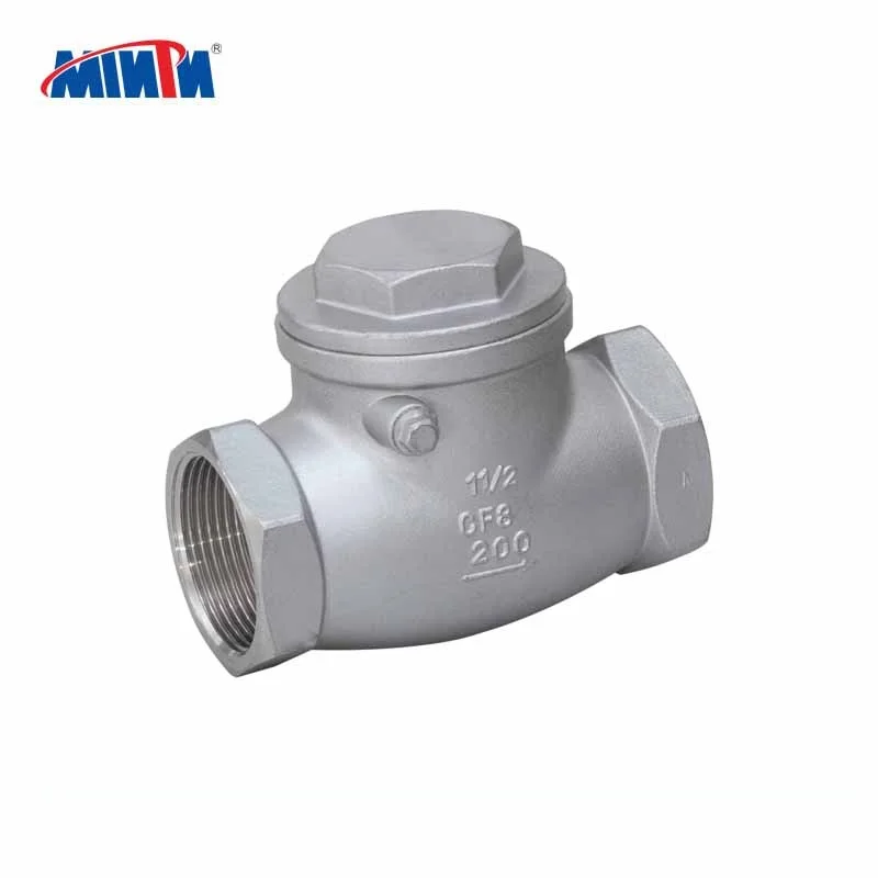 MT Hot Sale Top Quality Best Price Stainless Steel Thread Connection Swing Check Valve