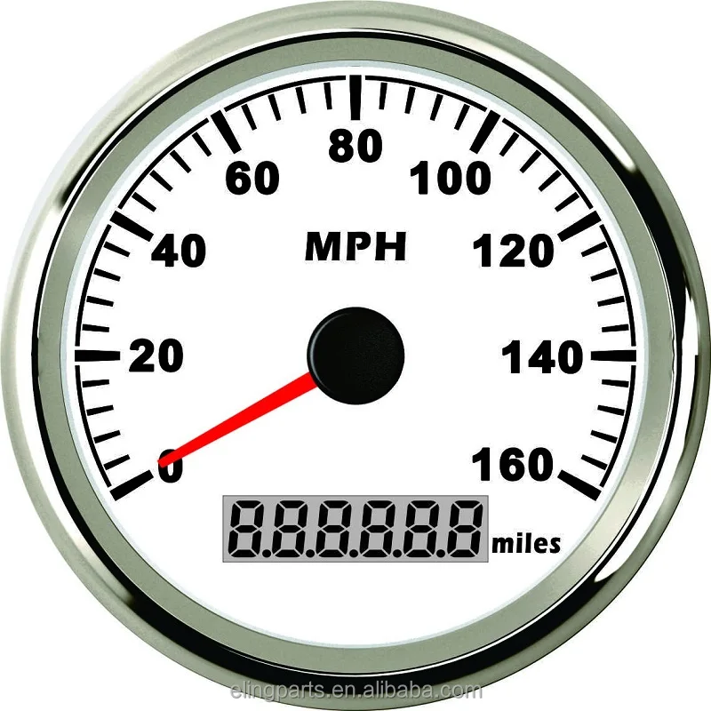 85 мм Автомобиль Мотоцикл тягач миль/ч GPS одометр спидометра 160MPH 9-32 В