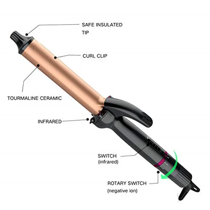 ion auto rotating curling iron