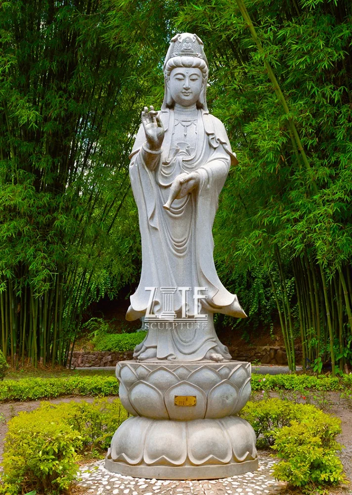 古美術　彫刻　石彫　大理石風　観音様　立像 屋外立像観音女性彫刻大理石観音仏像| Alibaba.com