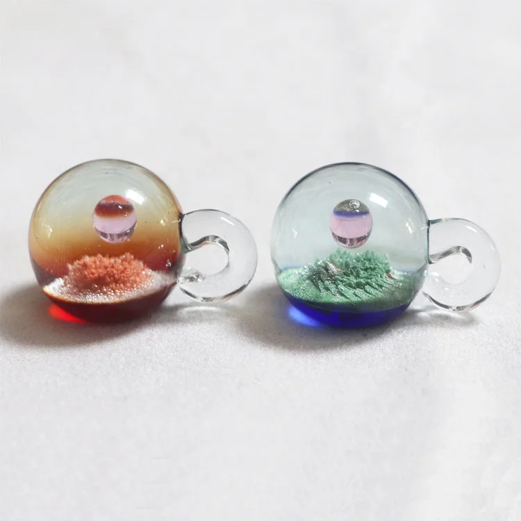 Silent Murano Art Glass Forest Mountain 