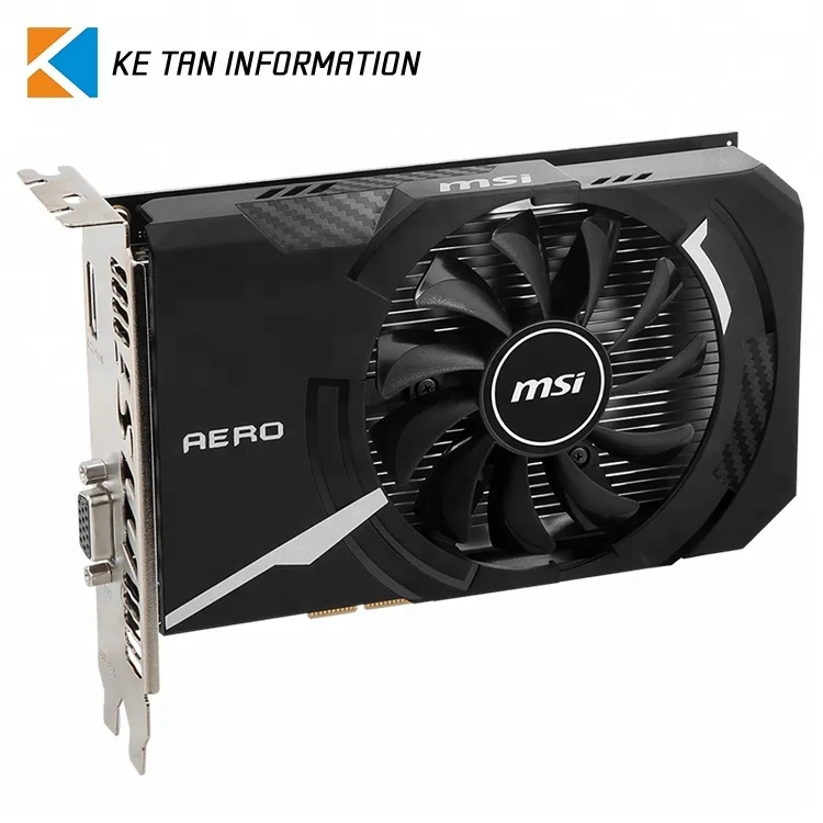 
 Видеокарта MSI GeForce GT1030 AERO ITX 2GD4 OCV1 с GDDR4 64 бит  