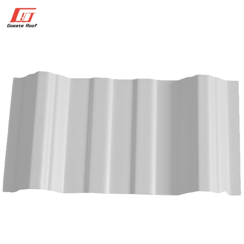 Heat Insulation Color 3 Layer Pvc Roofing Sheet Tiles for Shed