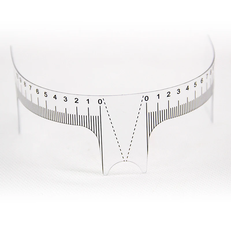 Микроблейдинг линейка для татуажа бровей