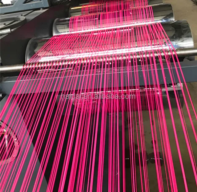 Horizontal Plastic Nylon Polyester pp Pe Filament Fiber Yarn Extruding Making Machine for Fabric Mesh Fishing Thread Saftey Net