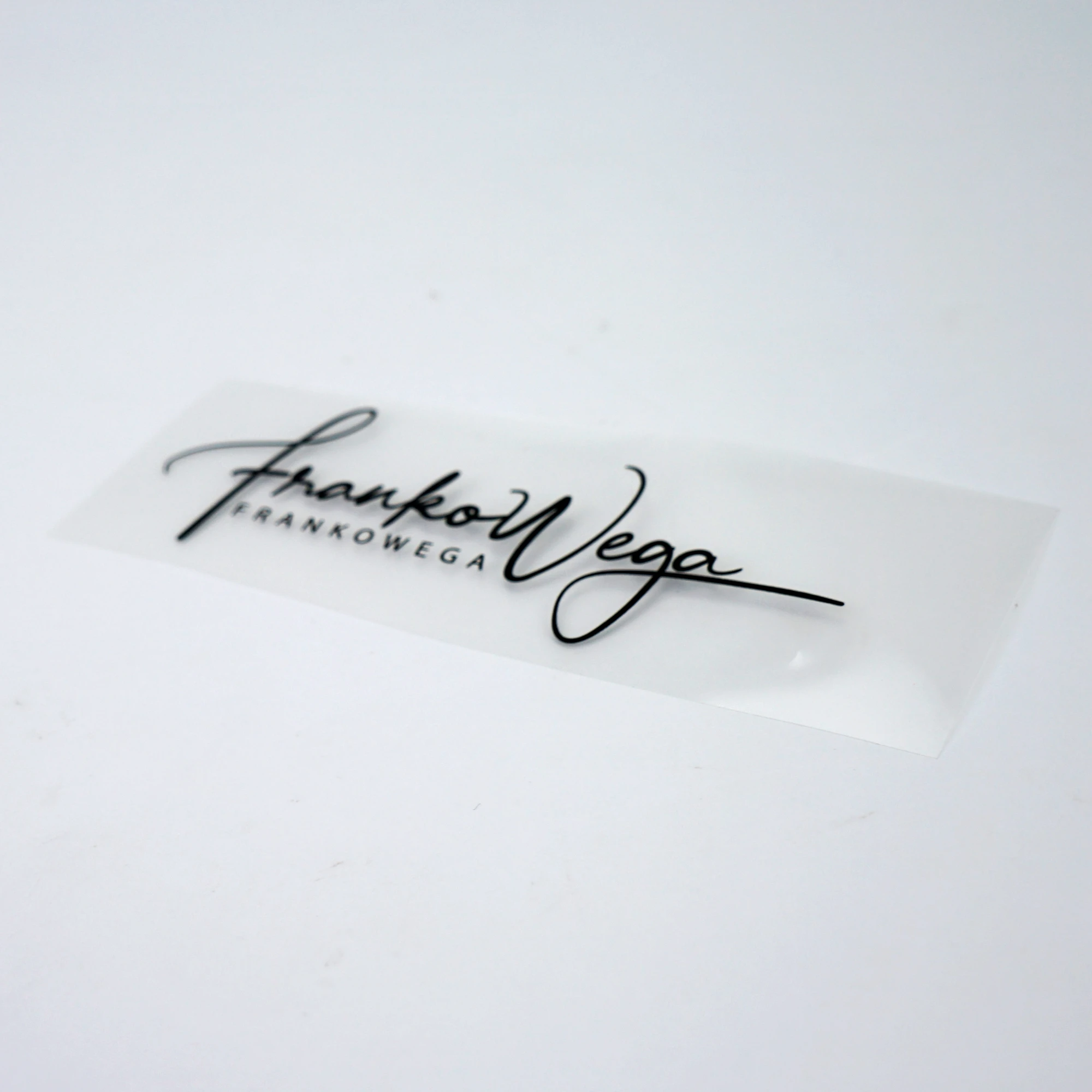 Wholesale Custom High Frequency Embossed Soft TPU 3D Printed Clothing  Labels Patches