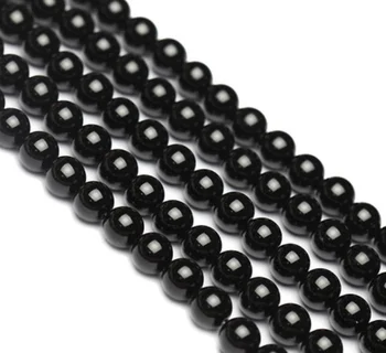 2022 wholesale natural stone bead black onyx healing gemstone beads for jewelry making