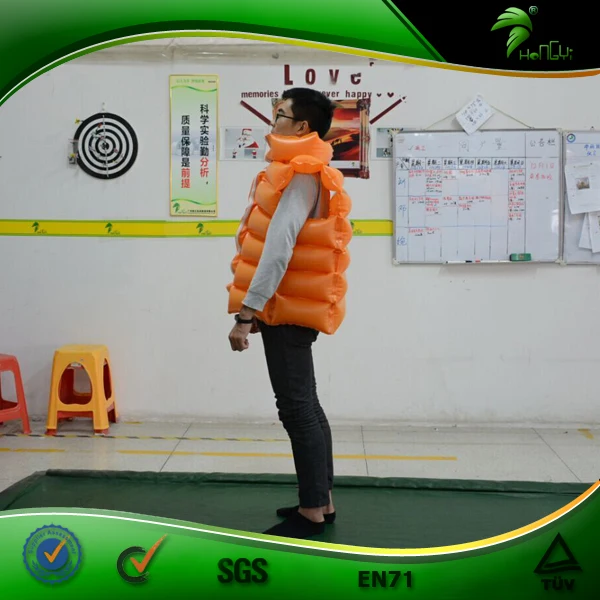 High Quality Rescue Inflatable Swim Vest Personalized Inflatable Life Jacket Swim Suit