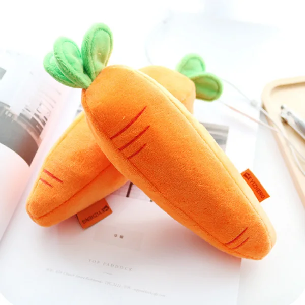 1pc Carrot Shaped Pencil Case