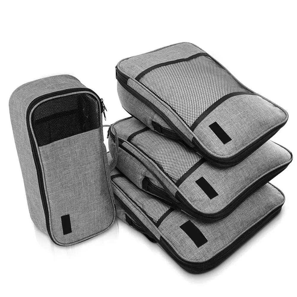 Customized Travel Compression Luggage Organizer Packing Cubes