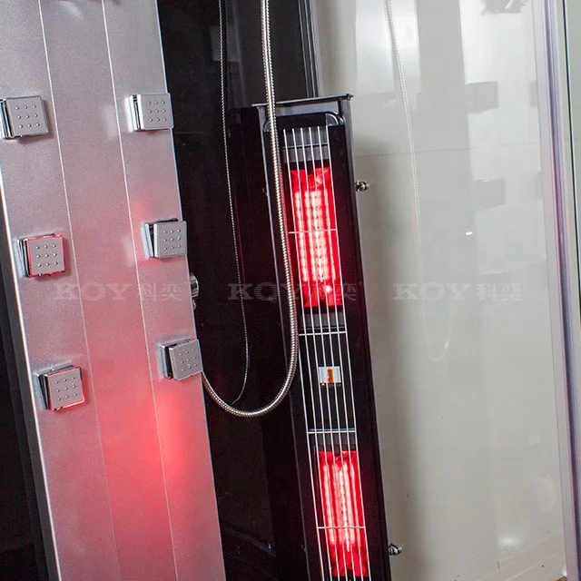 K071 Easy Installing Luxury Infrared Sauna Shower Combination Steam Bath Shower Cabin for 1person