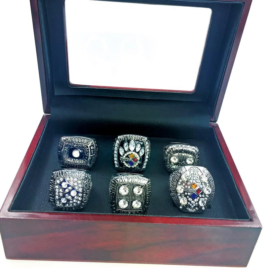 : Lilong A Set of 6 Pittsburgh Championship Ring by