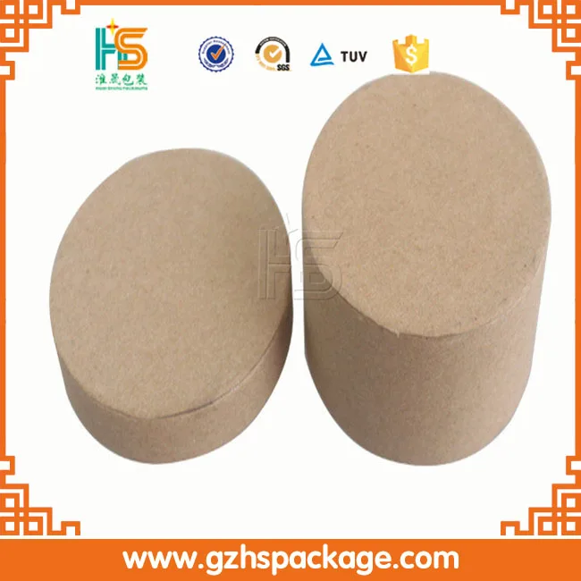 Китай дизайн вторичной переработки бумаги для печати дисплей box картонная коробка овальный малый картонная коробка
