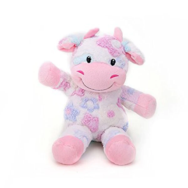 pink plush cow