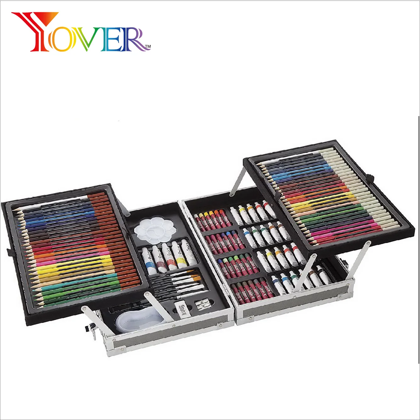 125pcs Alu Box Drawing and Painting Art Set - Dessin Aluminium