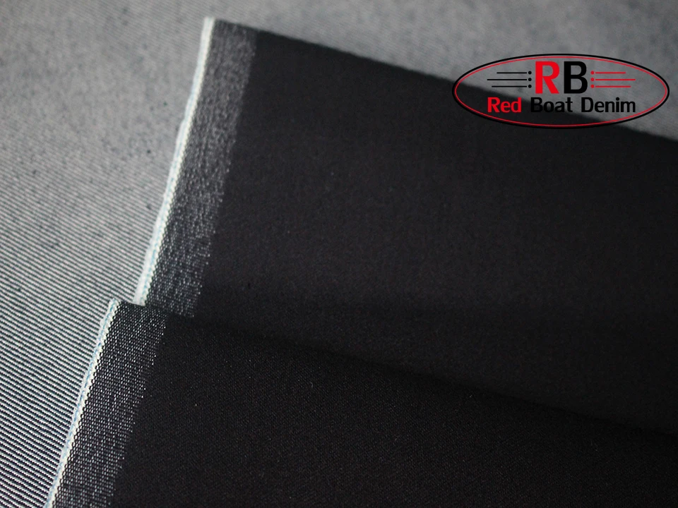 Bule color water washed denim fabric textile with coated