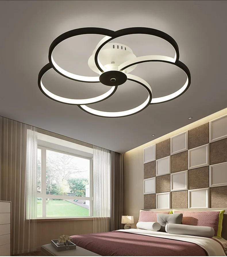 new arrival led chandelier ceiling lamp round wind