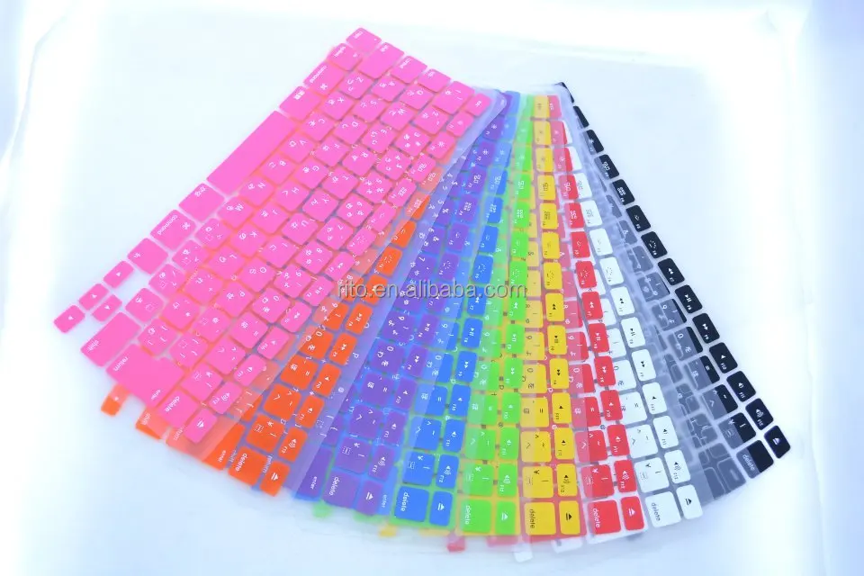 For Macbook Pro Japanese Keyboard Cover Silicone, Custom Keyboard Skin in Janpan Layout