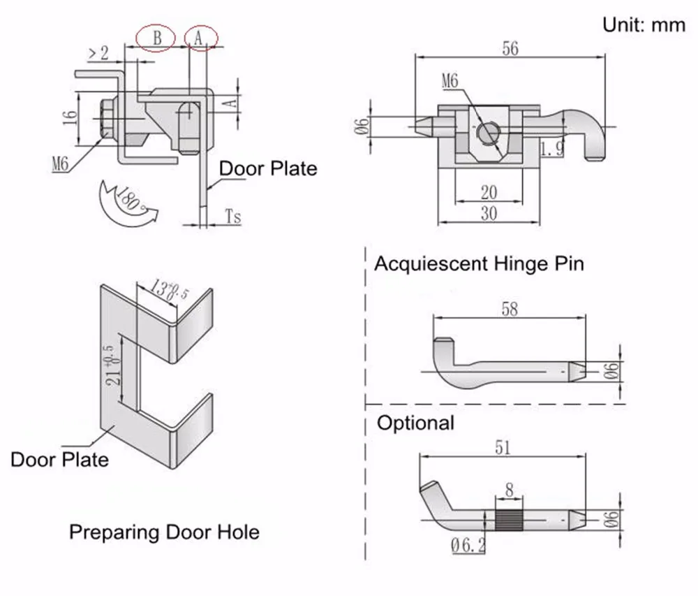 
black powder coated ZDC clip on hinges used on elctronical cabinet JL230 