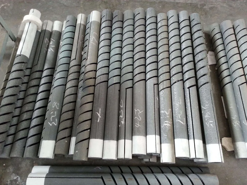 1500~1625°C Degree Double Spiral Sic Element High Temperature Resistance Silicon Carbide Heating Element For Furnace