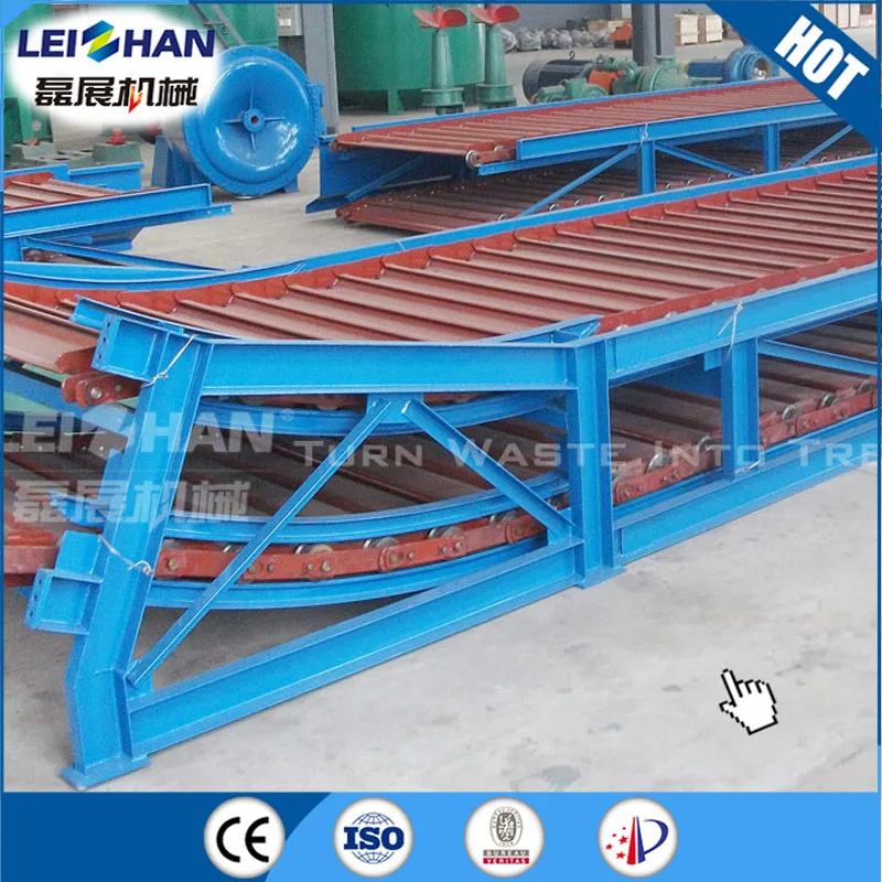 Waste Paper Recycling Machine Slat Conveyor Belt