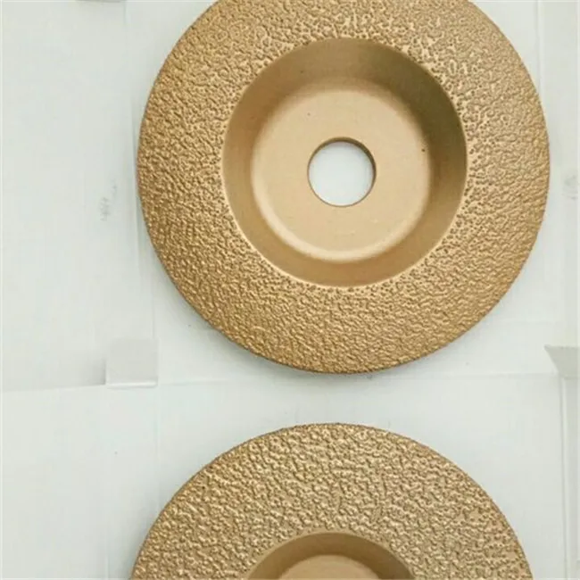 Cast Iron Grinding Disk 100mm Vacuum Brazed Diamond Grinding Wheel